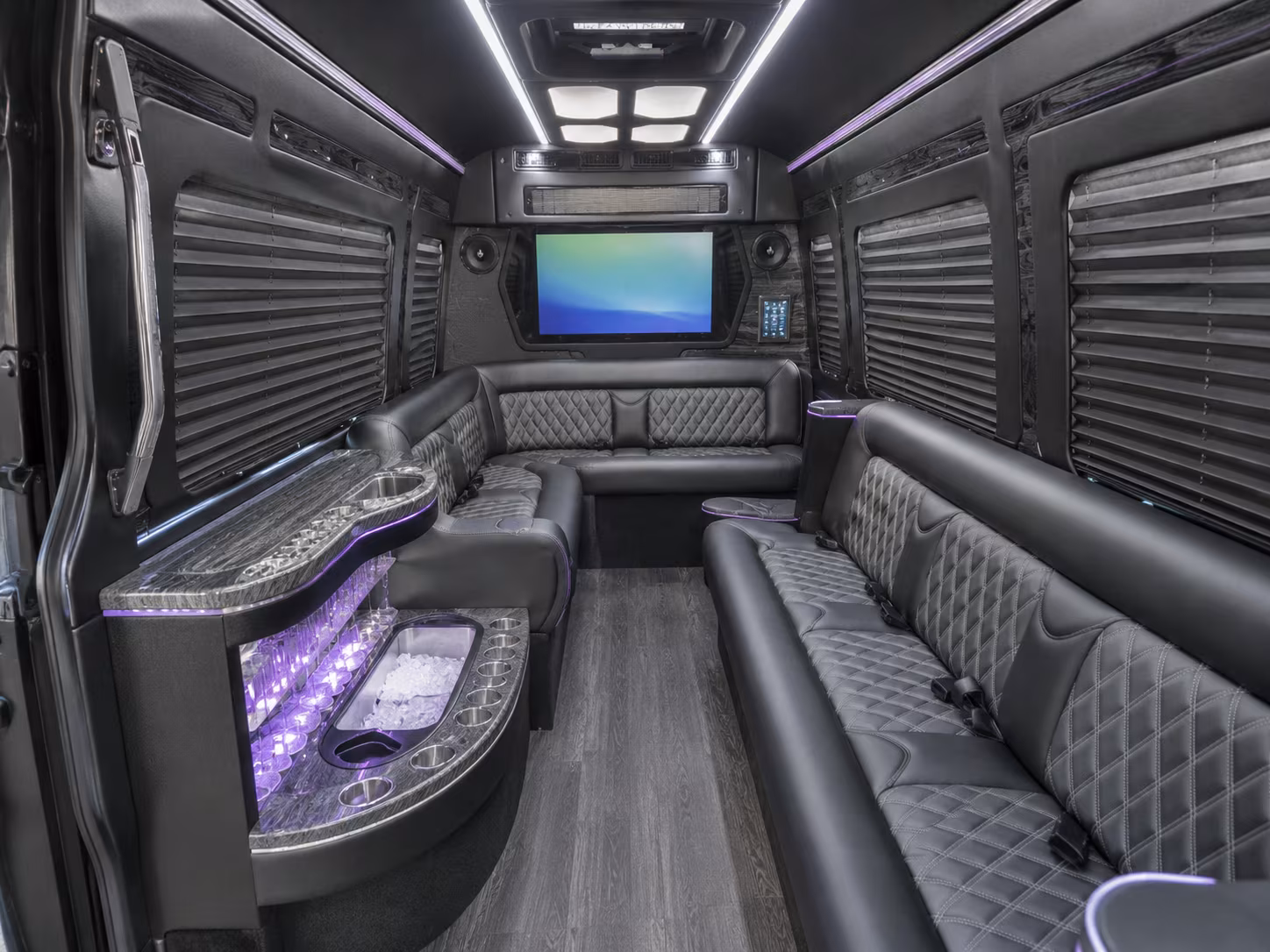 Beaumont Airport Shuttle & Transportation party bus exterior