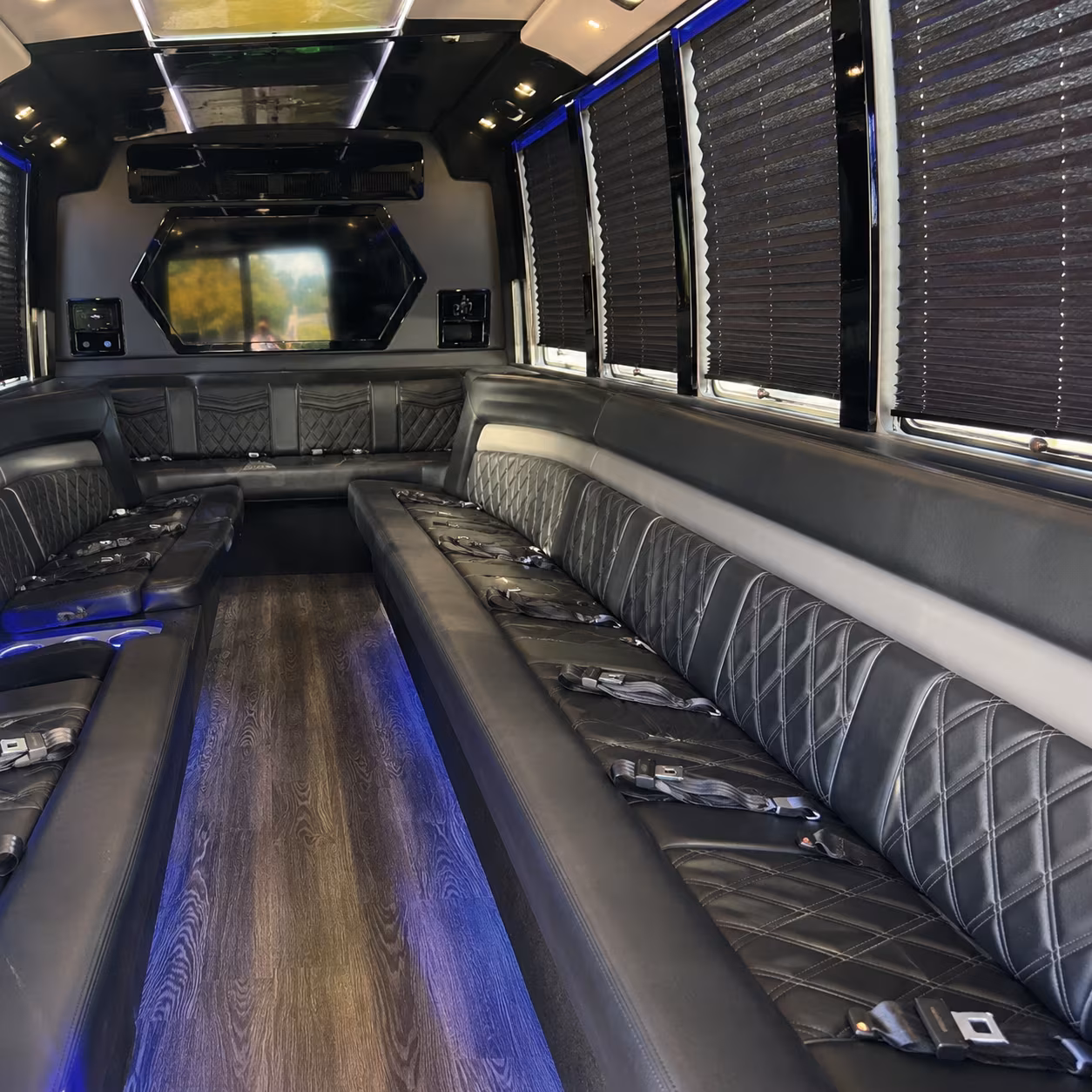 Beaumont Birthday, Sweet 16, & Quinceañera Transportation party bus exterior