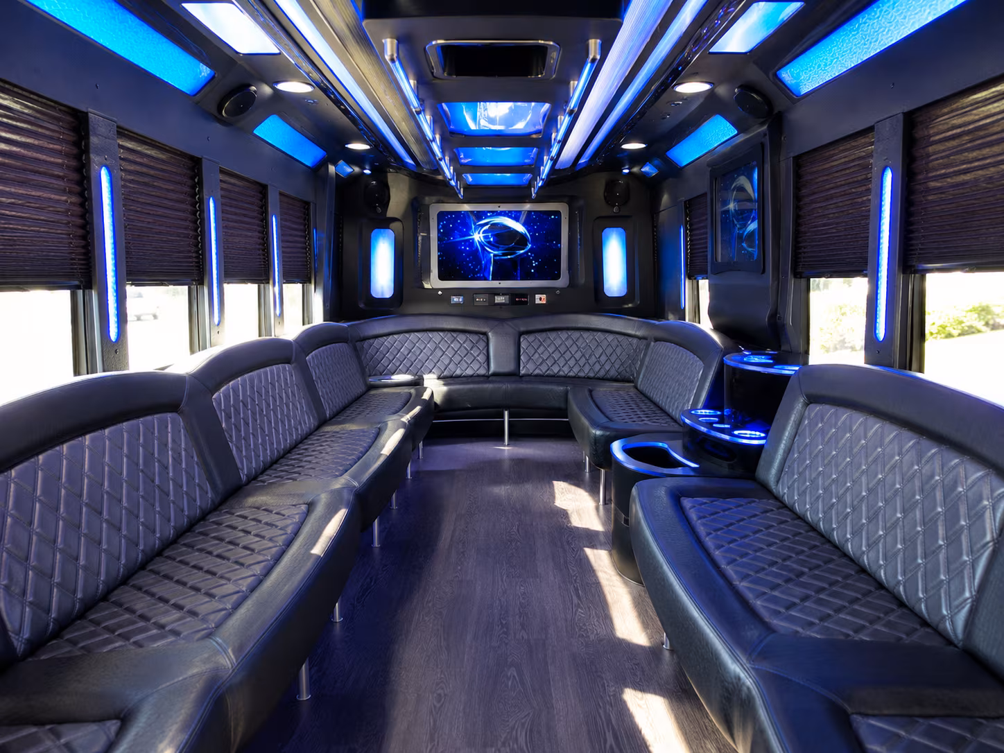 Beaumont Concert & Music Festival Transportation party bus exterior