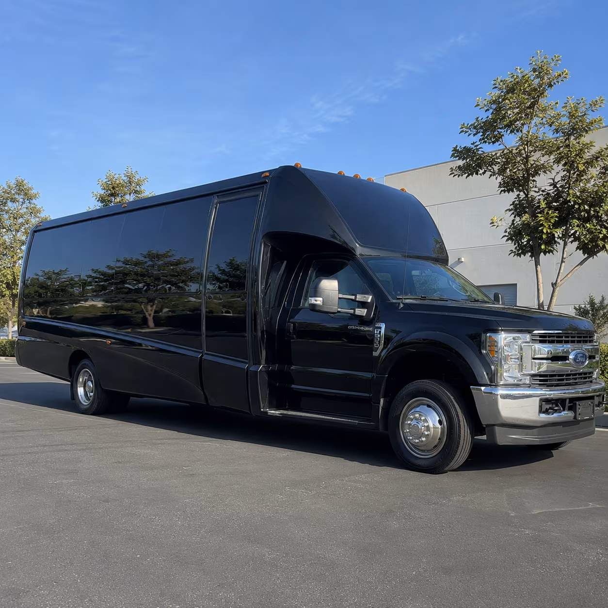Beaumont Concert & Music Festival Transportation party bus interior