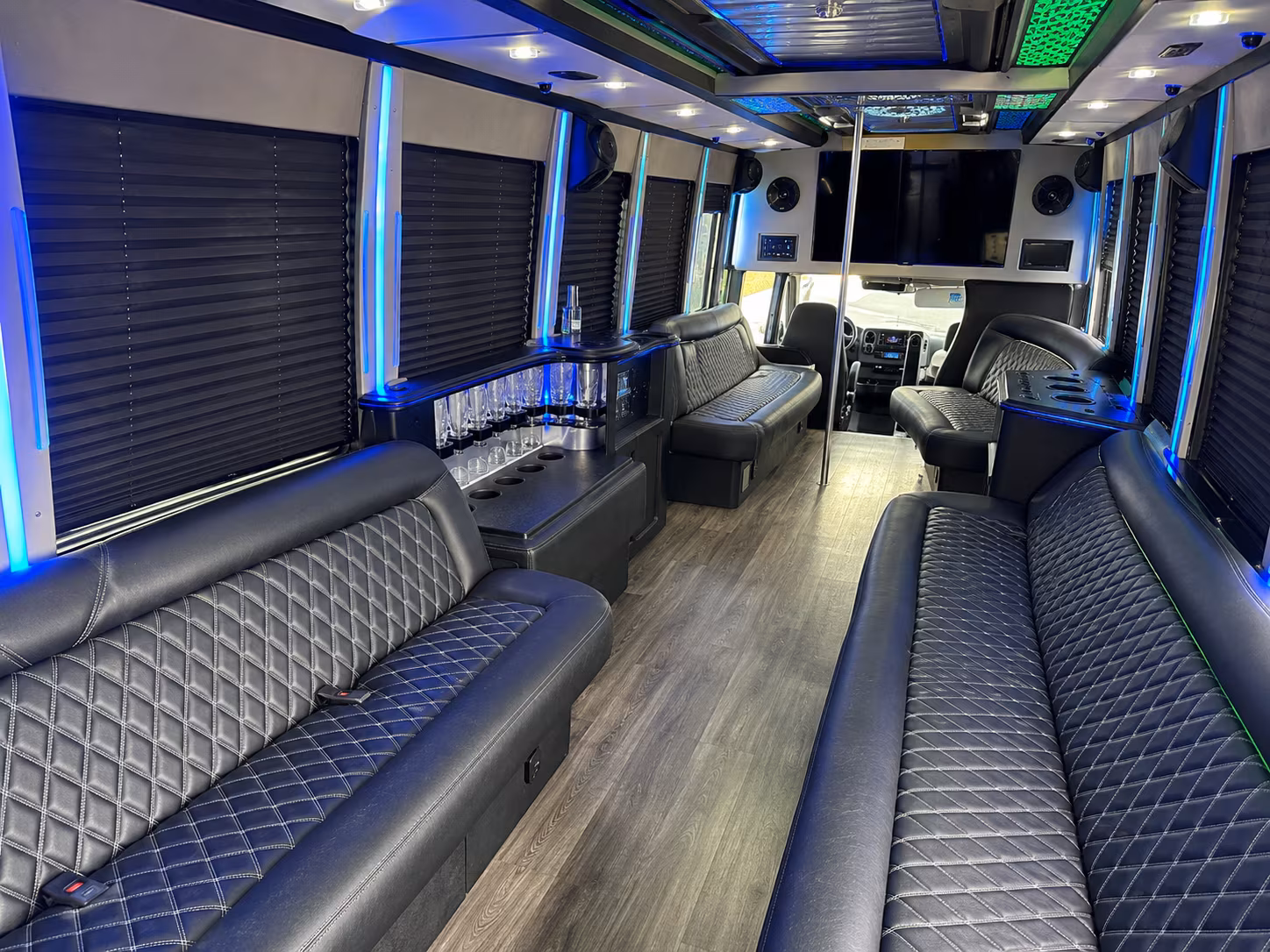 Beaumont Concert & Music Festival Transportation party bus exterior