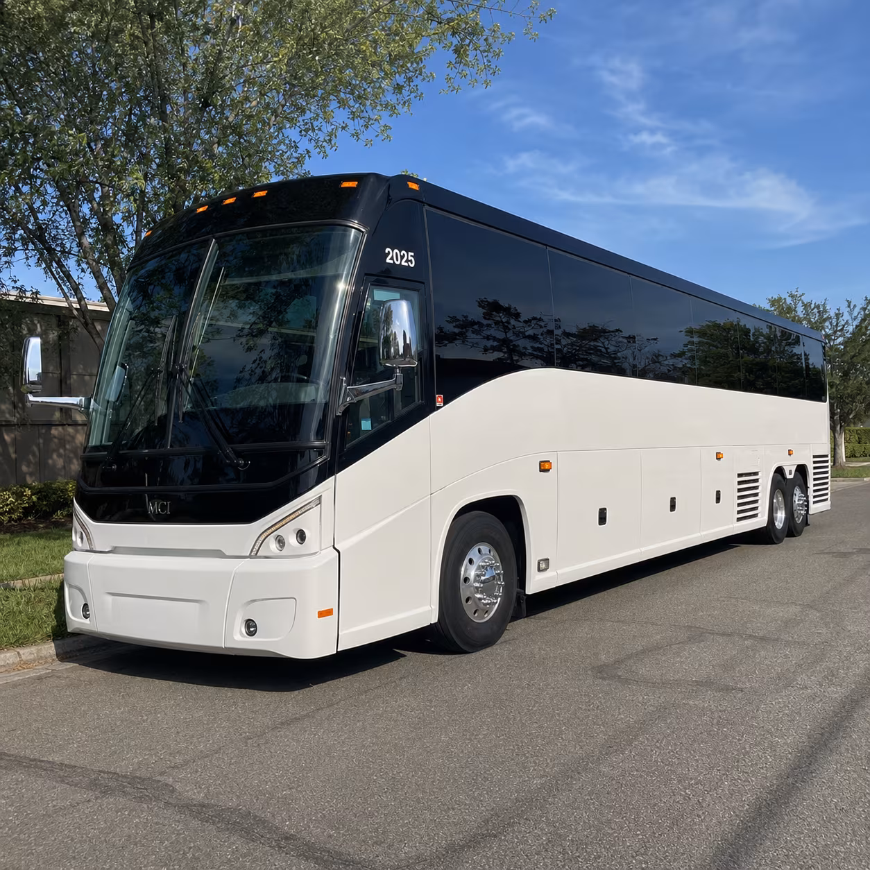 Beaumont Corporate Transportation party bus exterior