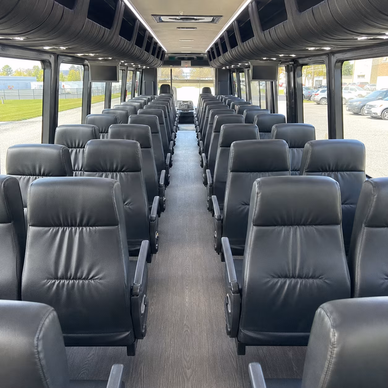 Beaumont Corporate Transportation party bus exterior