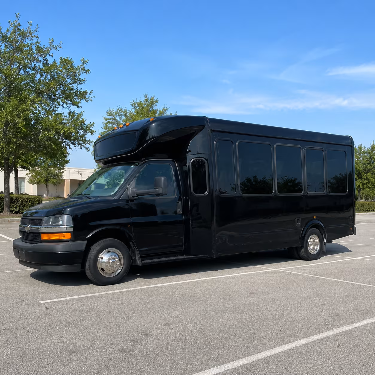 Beaumont Private Event Transportation party bus exterior