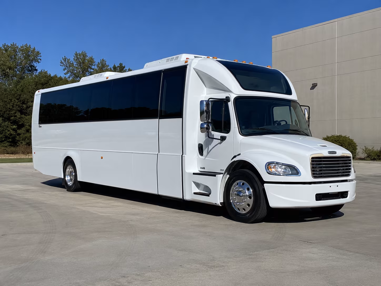Beaumont Private Event Transportation party bus exterior