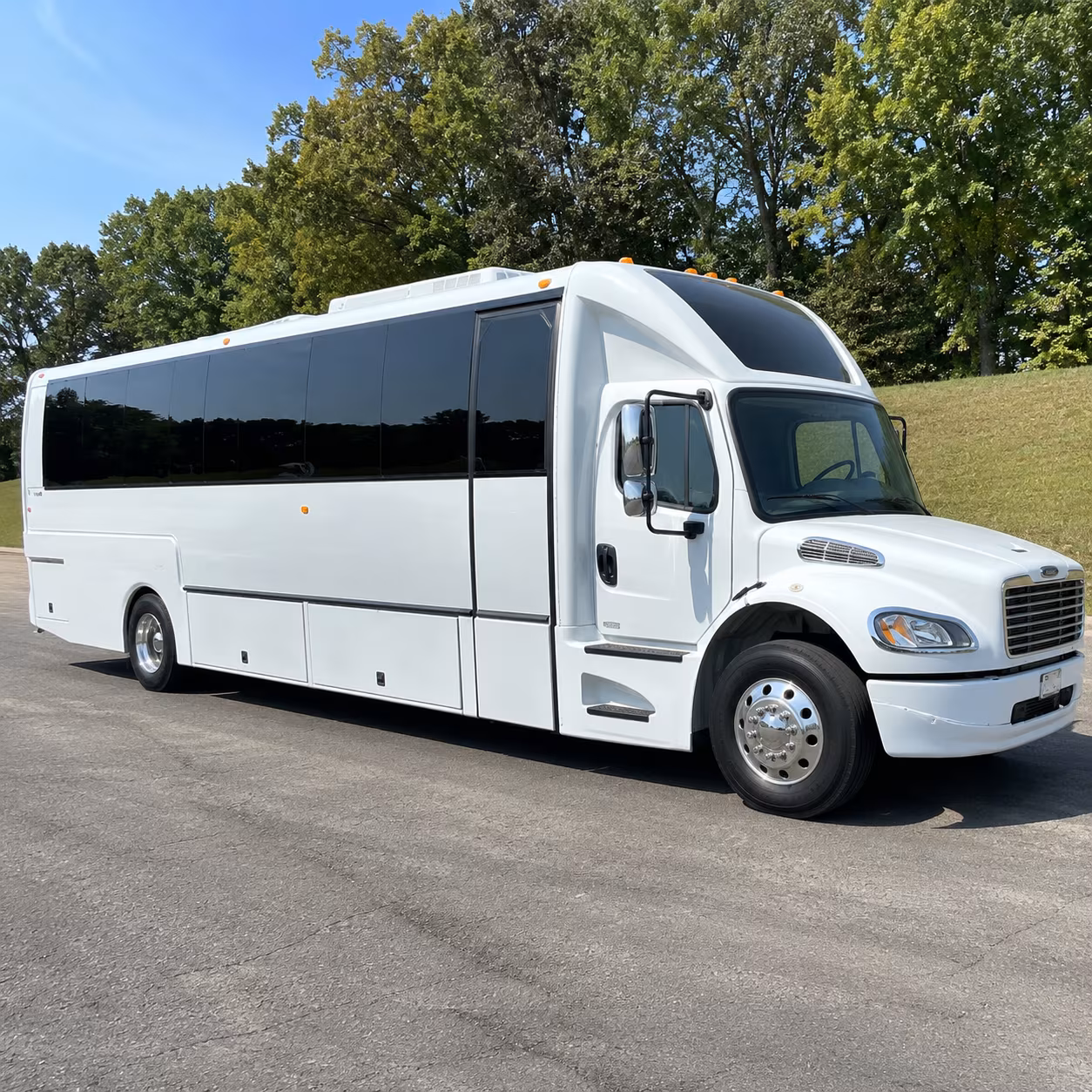 Beaumont Private Event Transportation party bus exterior