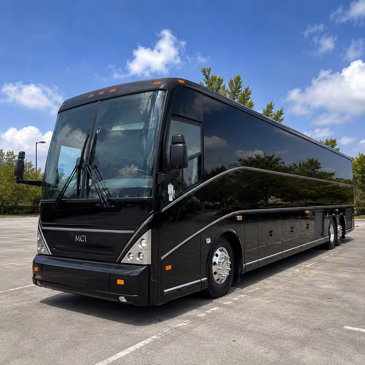 Beaumont School Event Transportation party bus exterior