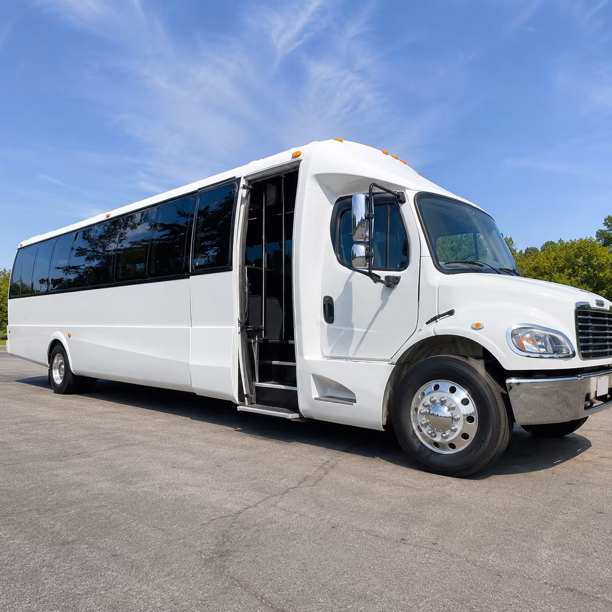 Beaumont School Event Transportation party bus exterior