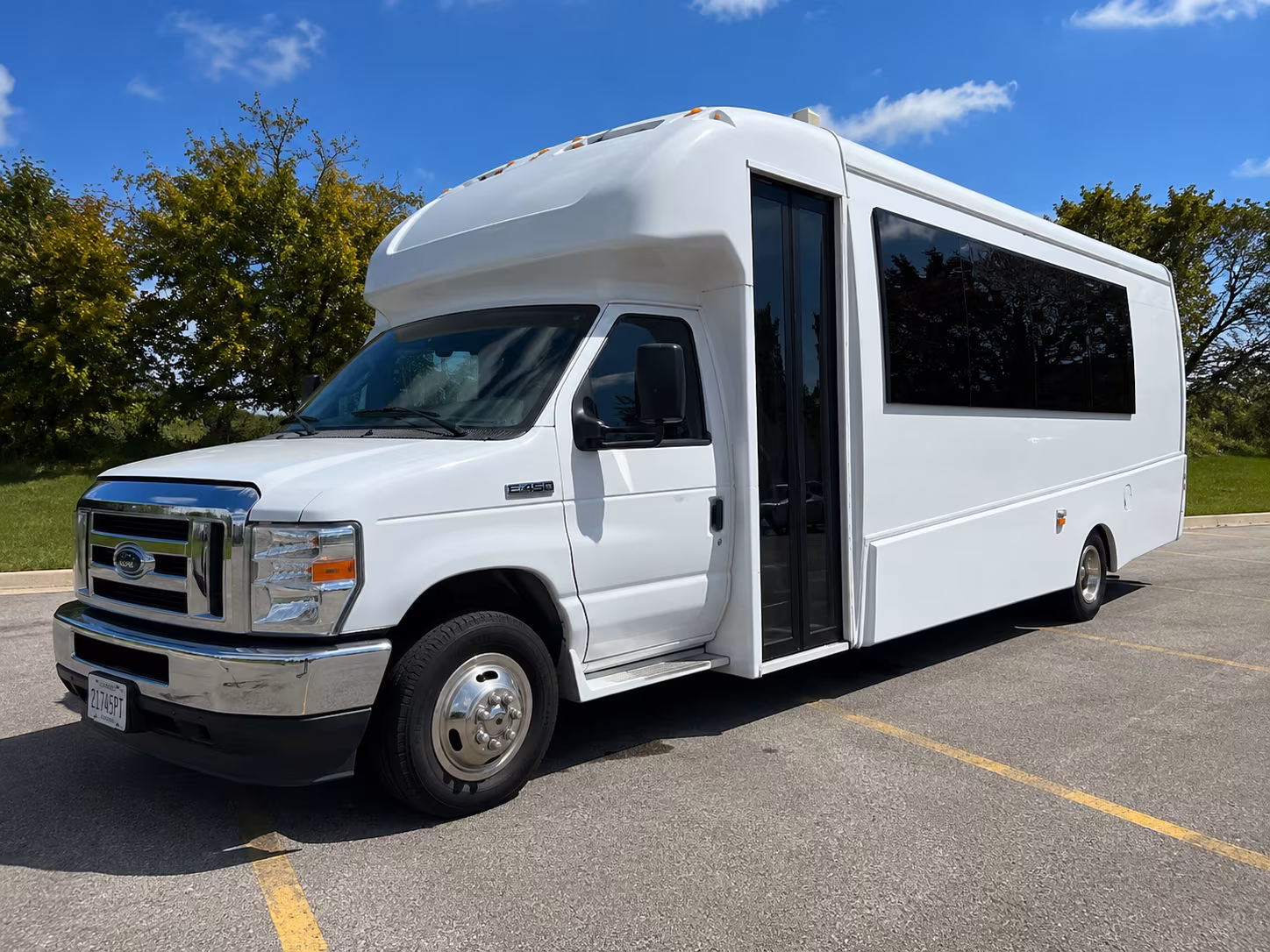 Beaumont Sporting Event Transportation party bus exterior