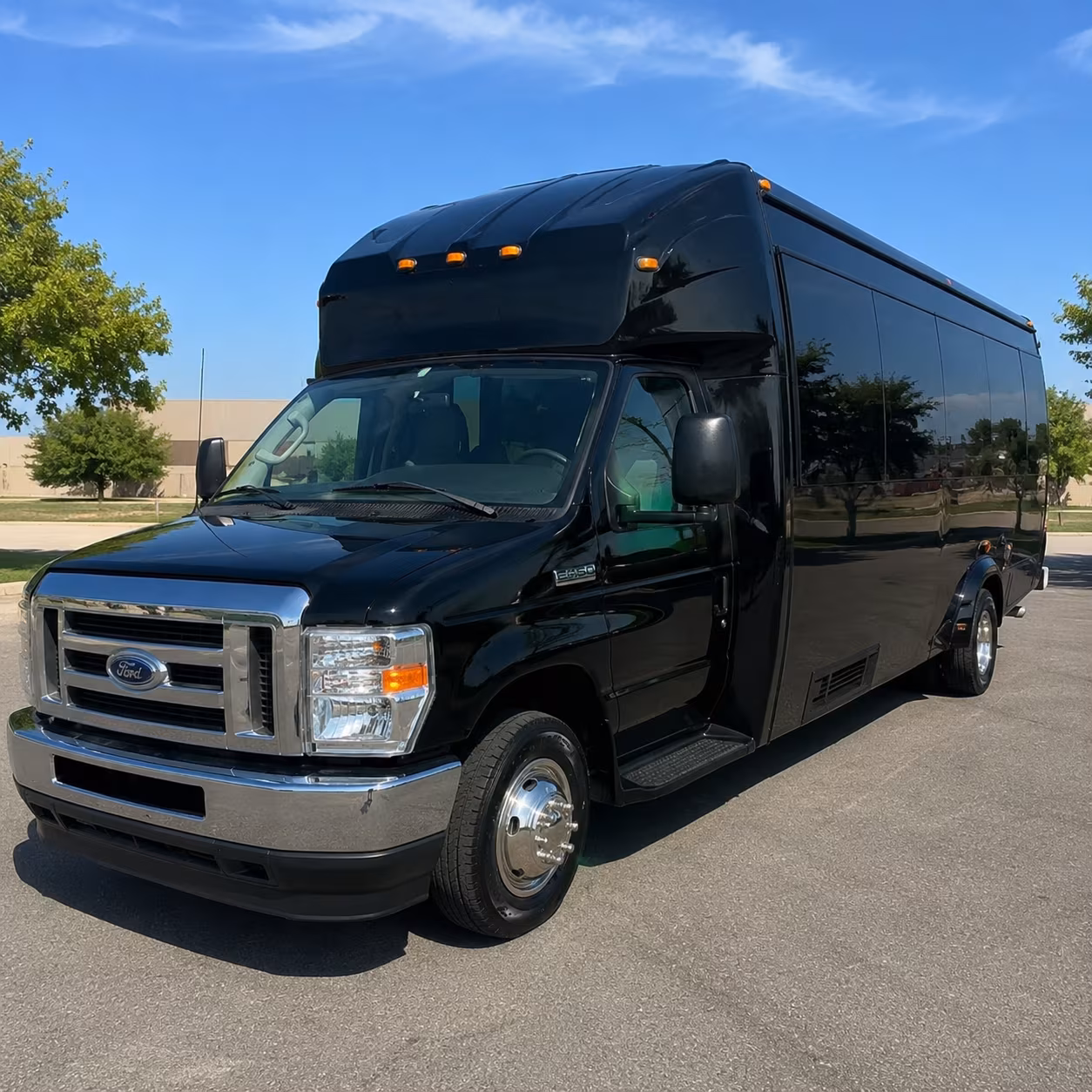 Beaumont Sporting Event Transportation party bus interior