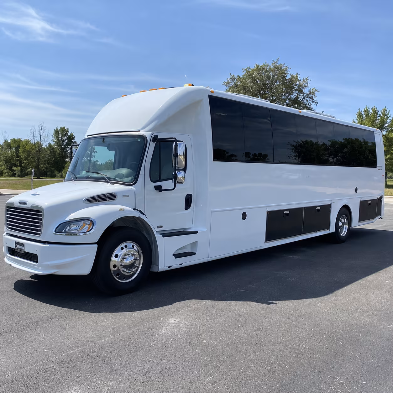 Beaumont Sporting Event Transportation party bus exterior