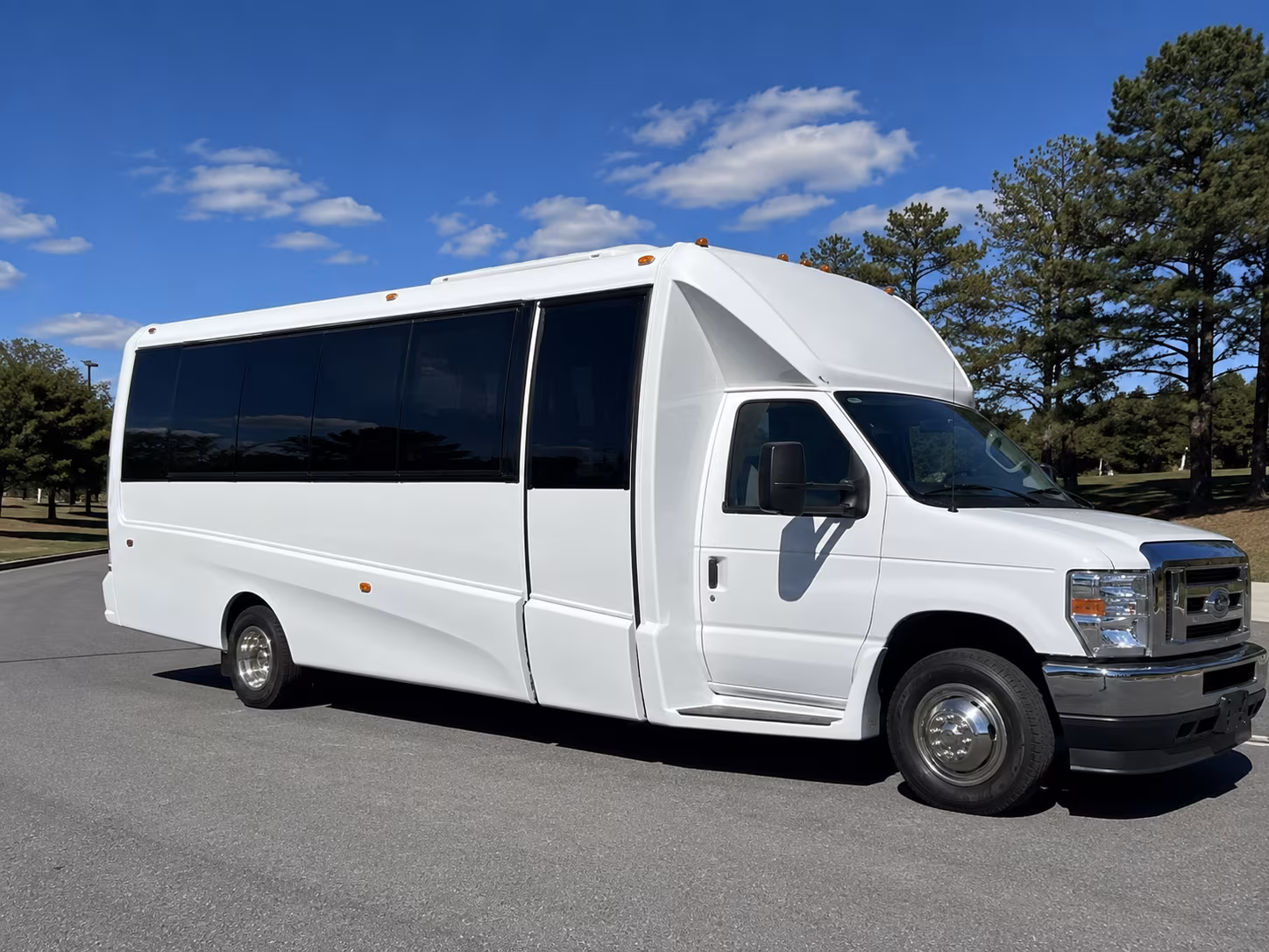 Beaumont Wedding Transportation party bus exterior