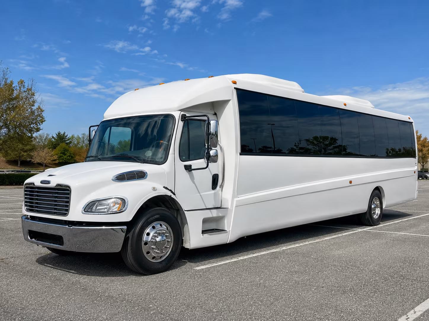 Beaumont Wedding Transportation party bus exterior