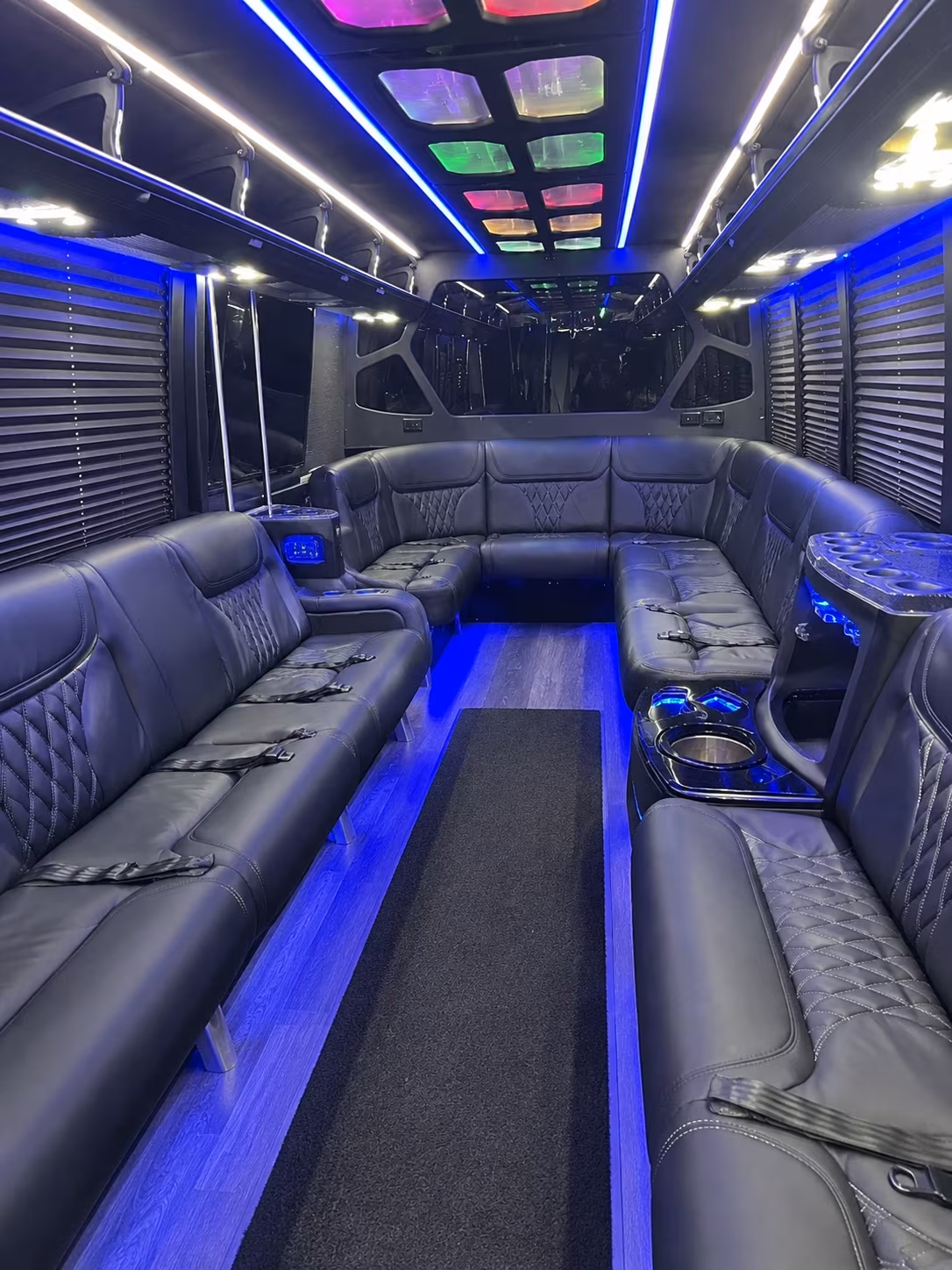 Beaumont Wedding Transportation onboard seating