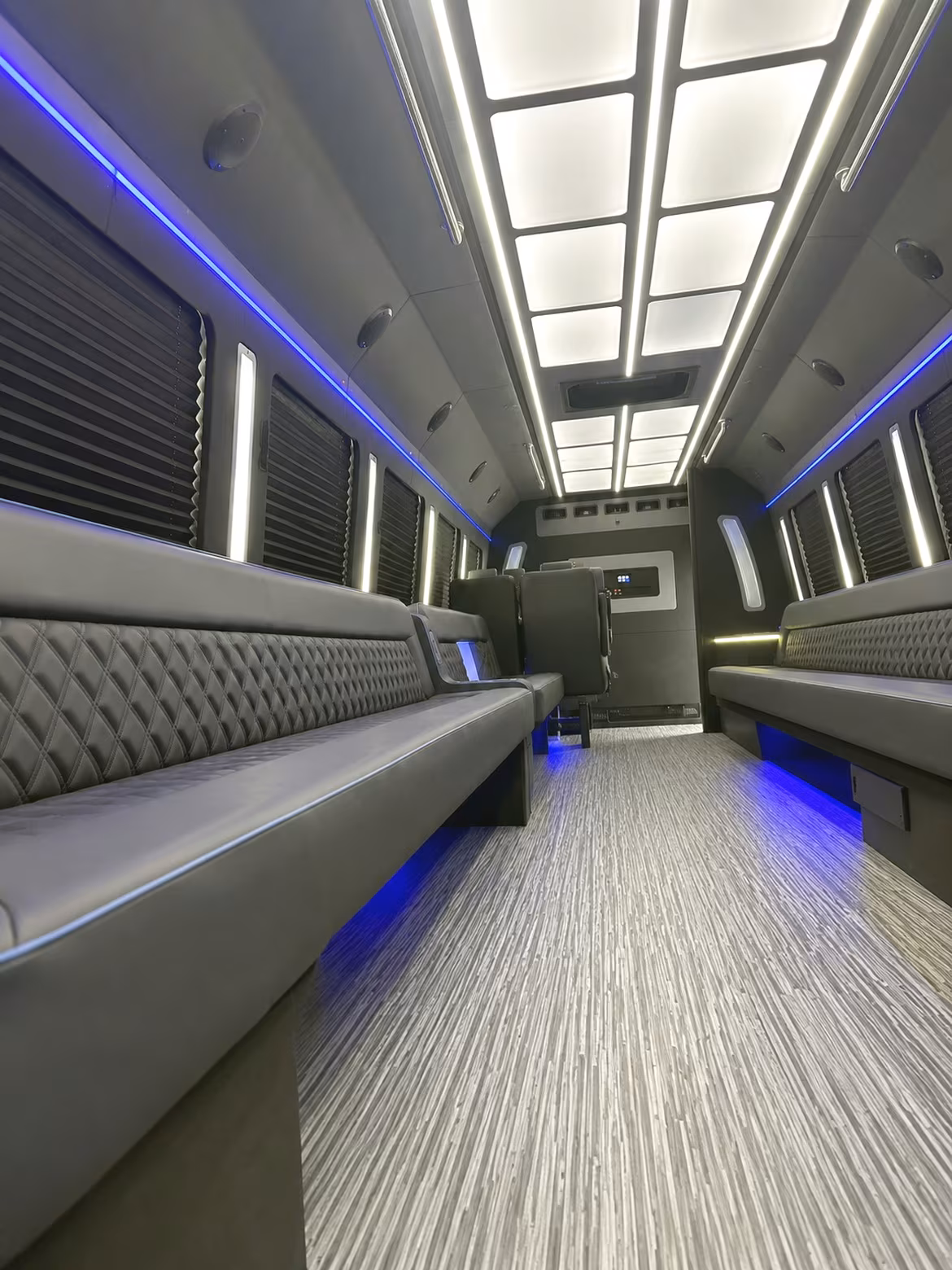 Beaumont Winery Tour & Pub Crawl Transportation party bus interior
