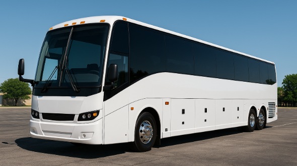 Exterior of Charter Bus Company Houston's 40 Passenger Party Bus in Houston