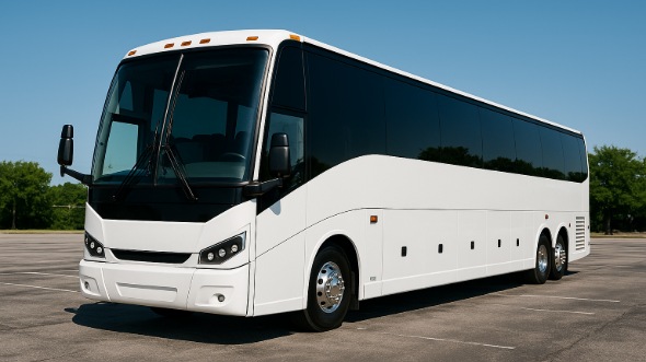 Exterior of Charter Bus Company Lafayette's 50 Passenger Party Bus in Lafayette