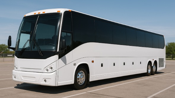 Exterior of Charter Bus Company Beaumont's 51 Passenger Charter Bus in Beaumont