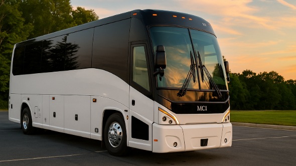 beaumont wedding transportation charter bus rental